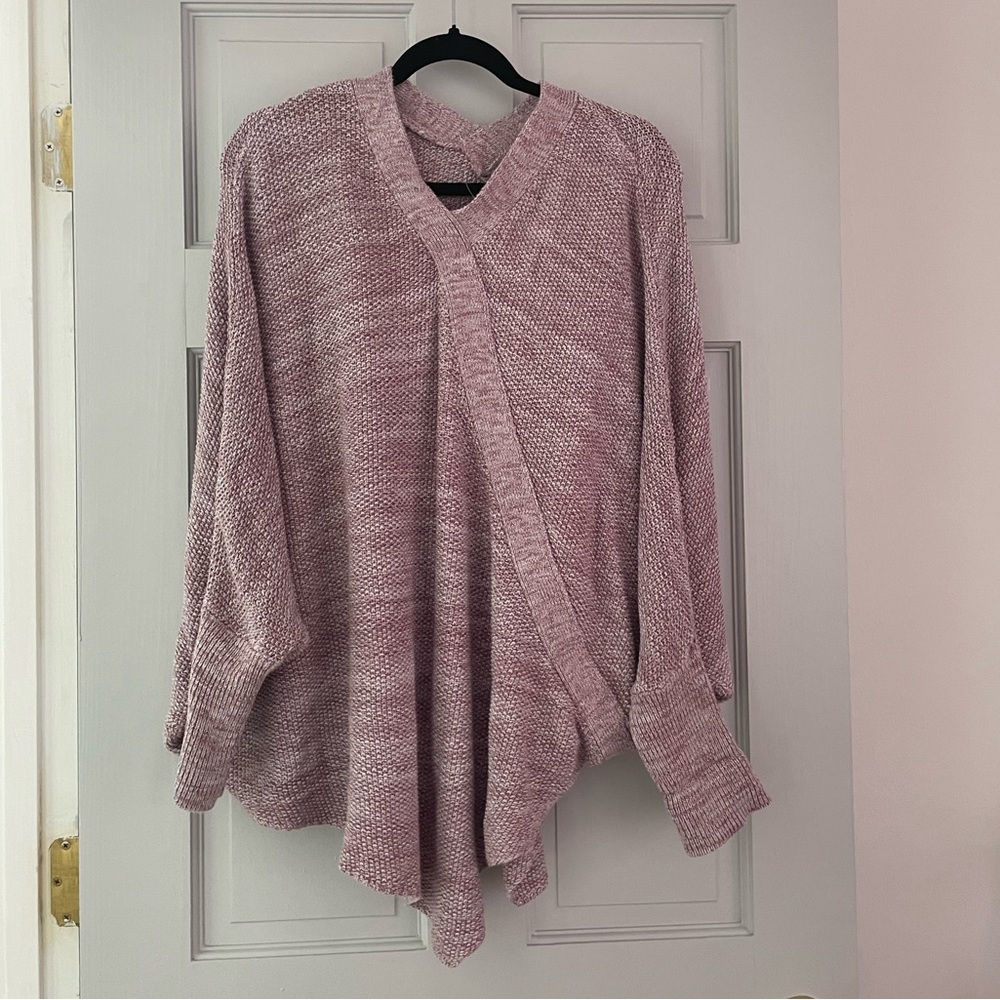 EUC Loft lounge purple comfy sweater size L/XL
